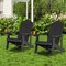 Weather Resistant HIPS Outdoor Adirondack Chair with Cup Holder